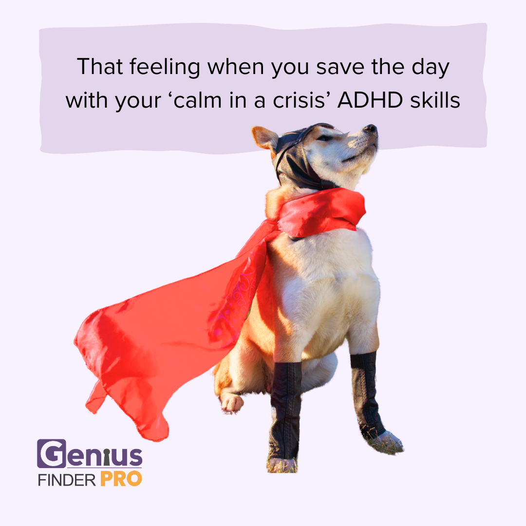 Feeling when you save the day